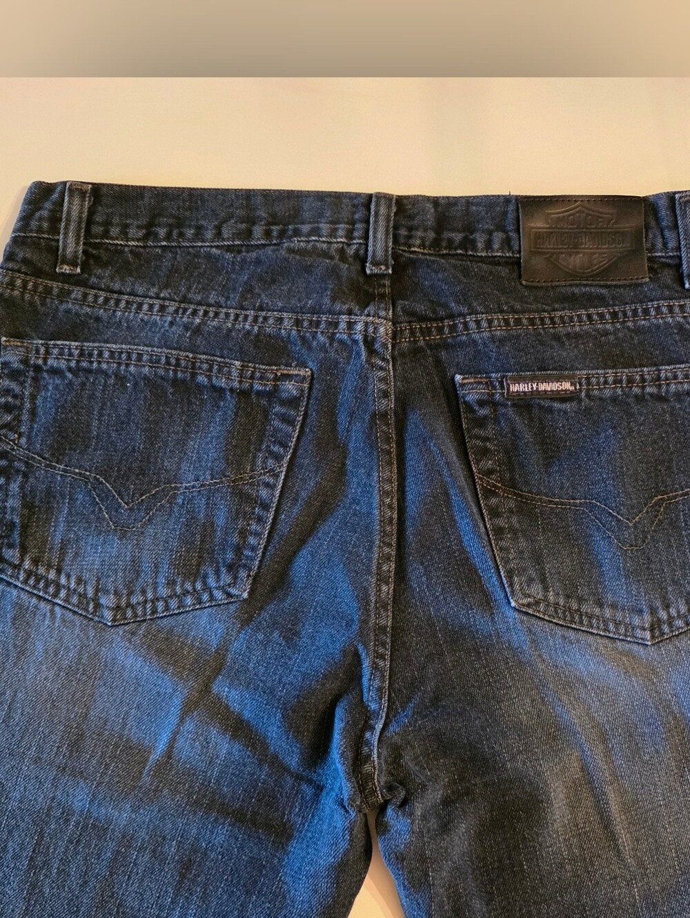 Harley Davidson Jeans Men's 34x30 Classic Bootcut Relaxed 99028N-10VM Blue EUC